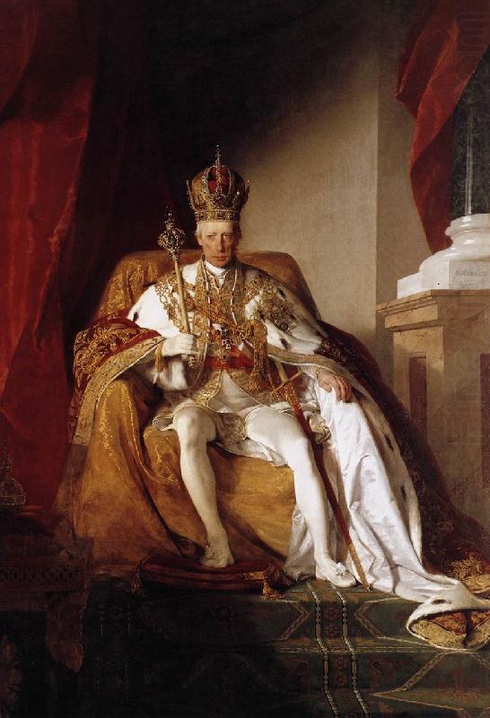 Portrait of Holy Roman emperor Francis II, Friedrich von Amerling